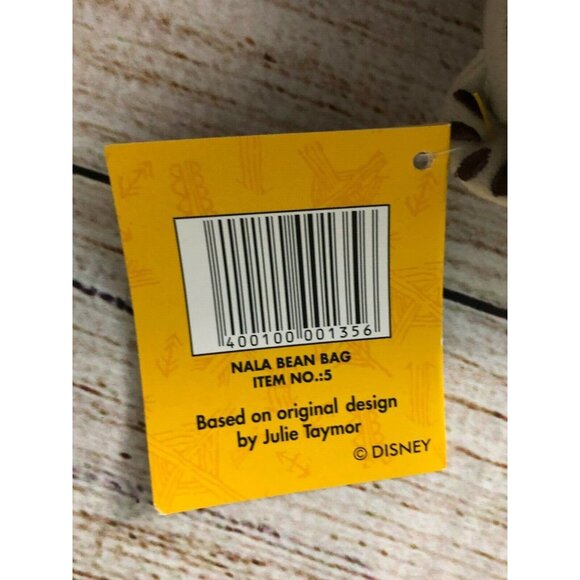 Disney The Lion King Nala Bean Bag Broadway Gift‎ Plush New 10" Musical NWT - Picture 3 of 5